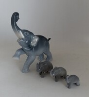 Metzler - Ortloff porcelán elefánt család!