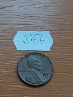 USA 1 CENT 1964  / D,  Abraham Lincoln, Réz-Cink  377.
