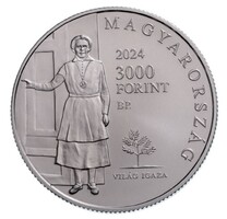 3.000 Forint Boldog Salkaházi Sára ( 1899 - 1944 )  Színesfém emlékérem 2024