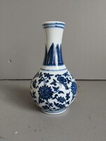 Kék / fehér Kínai porcelán váza