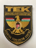 Rendőrségi tépőzáras karjelvény karjelzés felvarró