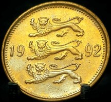 Észtország 50 sent, 1992 E13B1