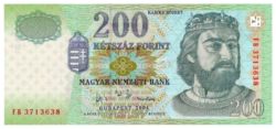 200 forint 2004 UNC
