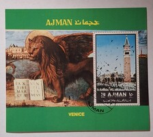 Ajman - Velence - blokk  (AJ-131)