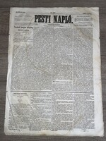 Pesti Napló  napilap 1854 április 27