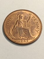 Anglia 1 penny 1967 nagyon szép, EF