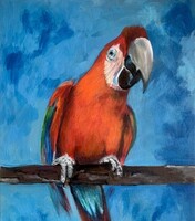 Carlos - Akrilfestmény - A/4