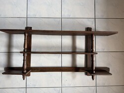 Régi nagy Faragott fa fali polc nagyon jól használható szép darab.