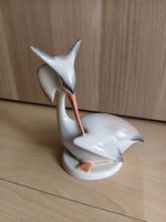 Rare Aquincum porcelain bird