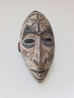Antik afrikai Igbo népcsoport fa maszk Nigéria africká maska afrikanische Maske D33 605 6710
