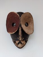 Antik afrikai Ibibio népcsoport fa maszk Nigéria africká maska afrikanische Maske D43 607 6711