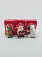 Coca-Cola, Coca Cola, porcelán karácsonyfadísz, karácsonyfa, mikulás, télapó, jegesmedve