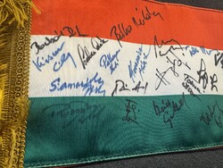 2008 Hungarian Women's Handball Team Signed Original Flag