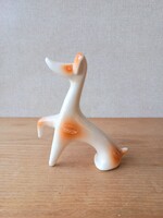 Ritka porcelán kutya figura