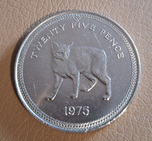 Man-sziget 25 Penny, 1975 Man-szigeti macska - Emlékérme