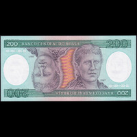 Brazília 200 Cruzeiros 1981-1984 P-199b UNC