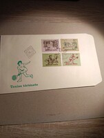 Tenisz története elsőnapi borítékok (FDC), 1969, 2 db