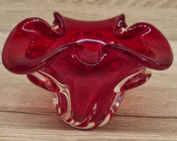 MURANO GLASS CENTERPIECE PLATE