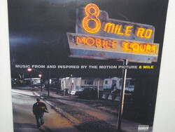 Eredeti filmzene EMINEM 8 MILE 8 MÉRFÖLD Vinyl LP ÚJ gyári bontatlan -DUPLA-
