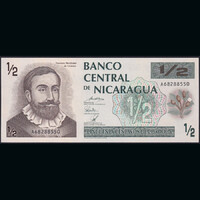 Nicaragua 1/2 Cordoba 1992 P-172 UNC