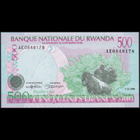 Rwanda / Ruanda 500 Francs 1998 P-26 UNC