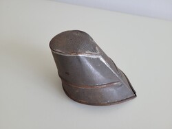 Régi vintage fém szűrő bádog tejszűrő konyhai eszköz