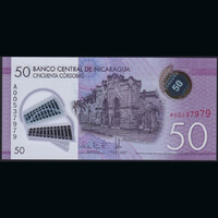 Nicaragua 50 Cordobas 2014 P-211a Polymer UNC