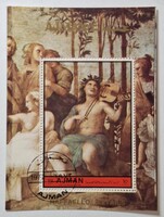 Ajman - Raffaello - Festmény blokk  (AJ-194)