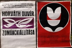 Horváth Olivér (1915-1997) 7 db. plakát / Zománcművészet -Bonyhád