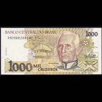 Brazília 1000 Cruzeiros 1990 P-231a UNC