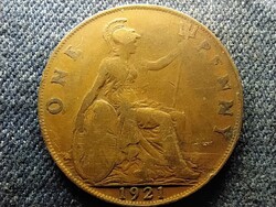 Anglia V. György (1910-1936) 1 Penny 1921