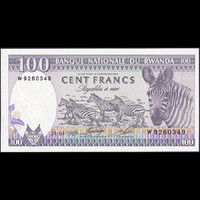 Rwanda / Ruanda 100 Francs 1989 P-19 UNC