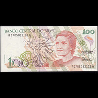 Brazília 100 Cruzeiros 1990 P-228 UNC