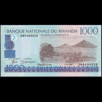 Rwanda / Ruanda 1000 Francs 1998 P-27 UNC
