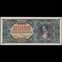 Magyarország 100.000 Milpengő 1946 UNC