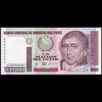 Peru 1.000.000 Intis 1990 P-148 UNC