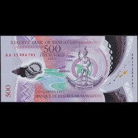 Vanuatu 500 Vatu 2017 P-18 Polymer UNC