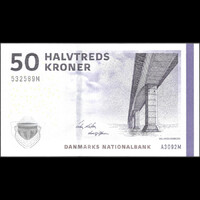 Dánia 50 Kroner 2009 P-65a UNC