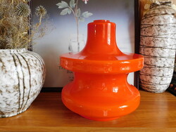Mid century mennyezeti függőlámpa üvegbura