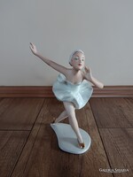 Ritka Wallendorf porcelán balerina figura