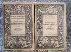 Kazinczy Ferenc - Erdélyi levelek I.-II. (Erdélyi ritkaságok 17.) Minerva. 1944