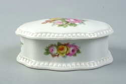 Rosenthal Bavaria rózsás virágos ékszertartó doboz