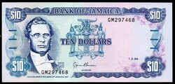 Jamaica 10 dollár UNC 1994