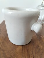 Antik, porcelán mozsár - " Kőszénbánya / Drasche