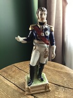 Antik Meisseni kézzel festett porcelán figura