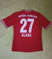 M-es vintage adidas David Alaba FC Bayern München (2013/14) hazai mez
