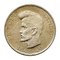 Petőfi 5 Forint 1948 BU 12g Ag500