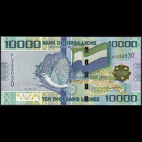 Sierra Leone 10000 Leones 2021 P-33 UNC
