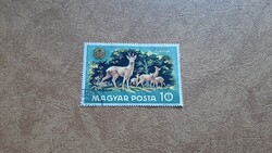 Pecsételt bélyeg 1971 Vadászati Világkiállítás blokkból kiszedve