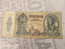 1941-es 20 Pengő VF
